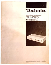 Technics z25 amplificateur - su-z25,
