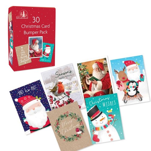 Cartes noël boîte 30 - cartes, de