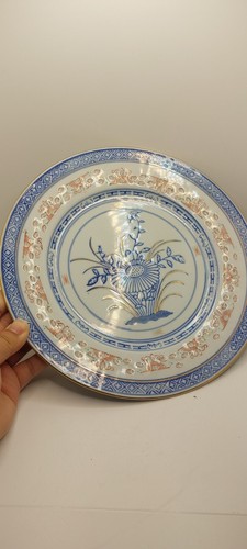 Chinese rice porcelain plate - chinese,