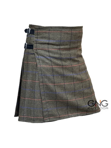 Kilt laine écossais marron - Écossais,