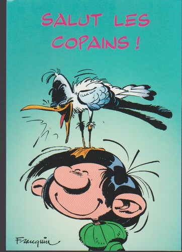 Gaston lagaffe carte - carte, postale