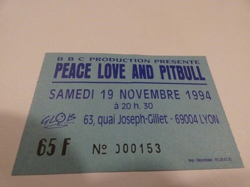 Rare ticket billet concert - /,