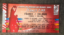Ticket rugby france - rugby, v