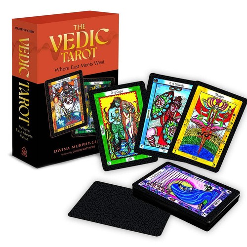 Jeu cartes tarot vedic - jeu, avec