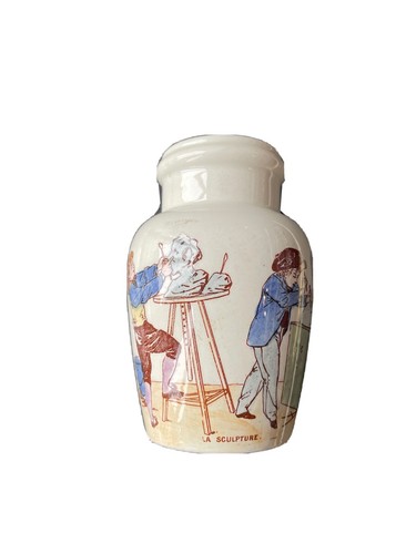 Pot moutarde faience k - a,
