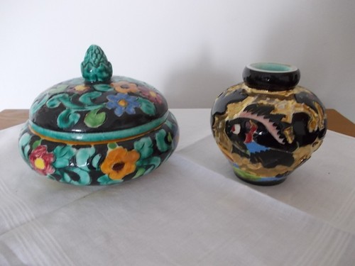Lot bonbonniere vase - et,