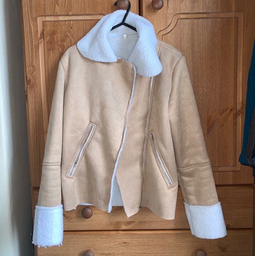Blouson motard femme fourrure