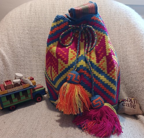 Sac mochila wayuu - mochila, colombien