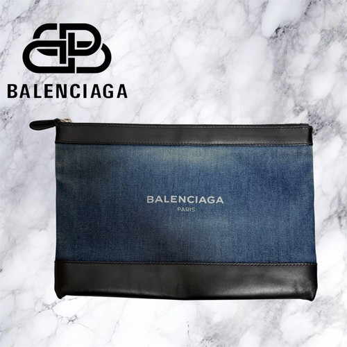 Sac pochette balenciaga - pochette, bleu