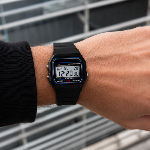 Montre digitale led vintage - digitale,