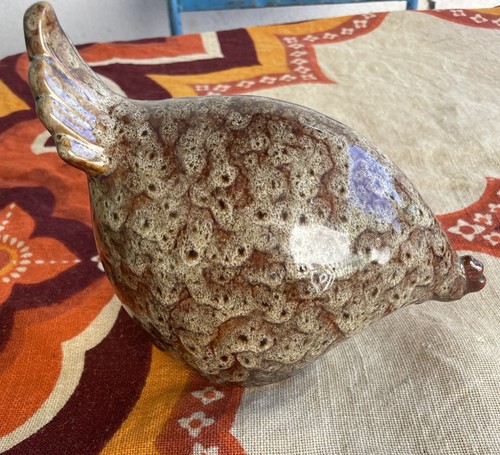 Poule céramique émaillée - céramique,