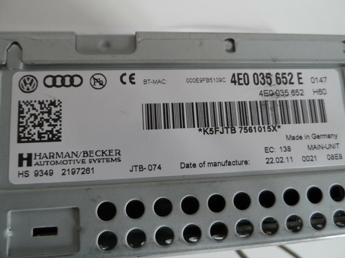 Boitier multimedia audi s6 - multimedia,