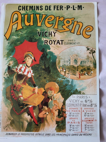Affiche publicitaire auvergne - affiche,