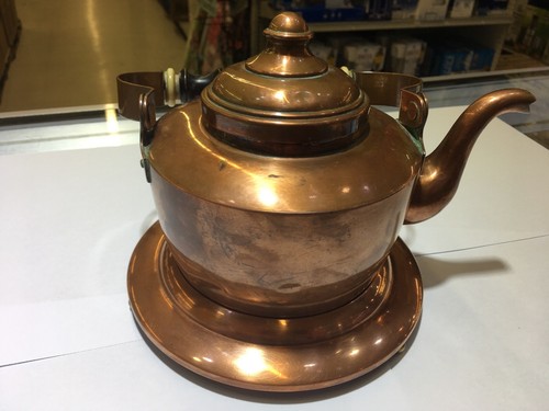 1940s vintage copper - copper, teapot