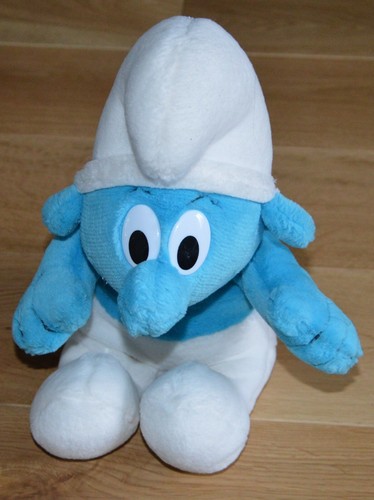Ancienne peluche schtroumpf - ancienne,