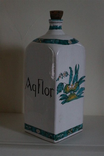 Flacon bouteille faience - flacon,
