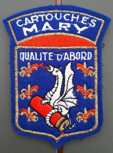 Ecusson tireur cartouches mary - ecusson,