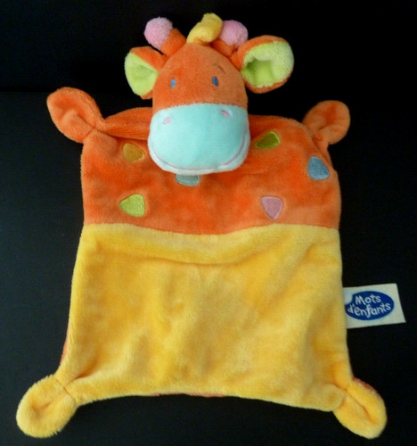 Doudou plat mots - doudou, d'enfants