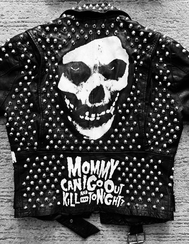Misfits leather jacket - leather,