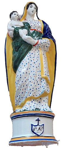 Statuette faïence - statuette,