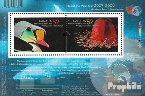 Timbres canada 2007 block91 - canada, mi