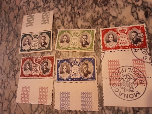 Lot timbres monaco - timbres, année