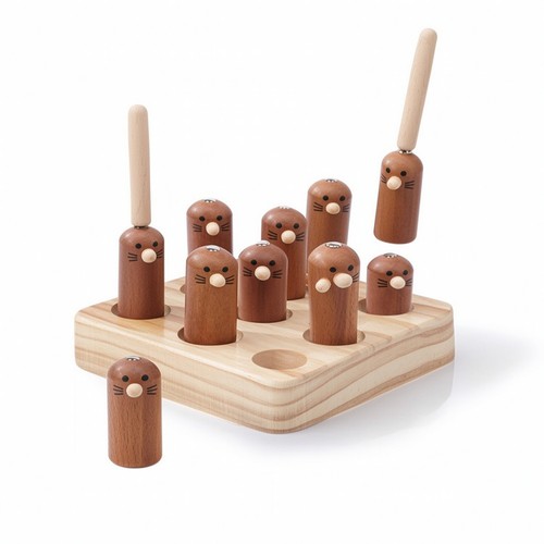 Jeu tape taupe pédagogique - de, tape-taupe