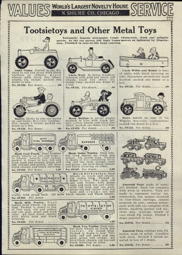 1934 paper tootsietoys - ad,