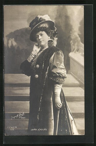 Carte postale actrice - , jane