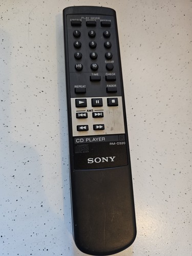 Télécommande sony d320 - rm-d320, en