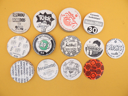 Pog lot pogs - lot, publicitaires