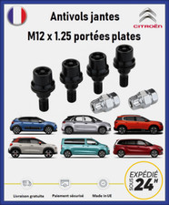Ecrous antivol roues noir - ecrous,