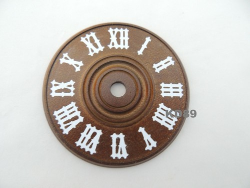 Cadran bois 9cm marron pour