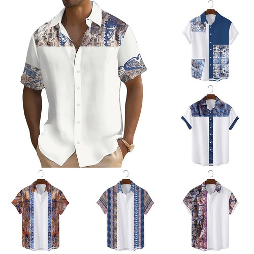 Chemise boutonnée imprimée