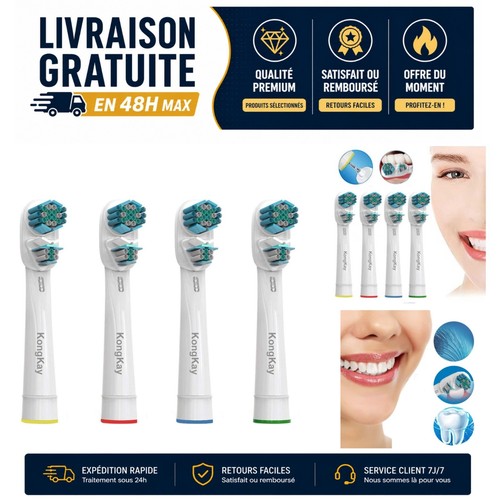 Têtes brosse dents - de,