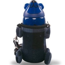 KUMAMOT Little Animal Water Bottle With Straw For Preschoolers - Little Bear 