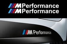 2 Stickers Autocollants M Performance compatible pour BMW taille au choix