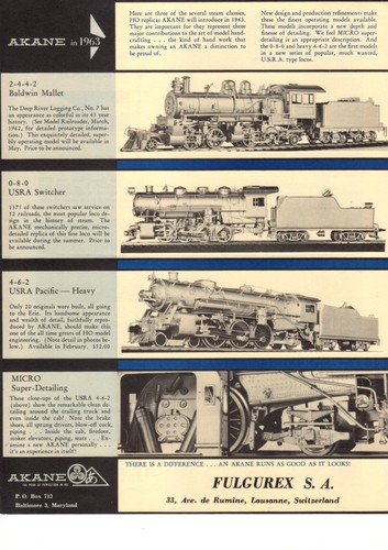 Akane models 1963 - akane,