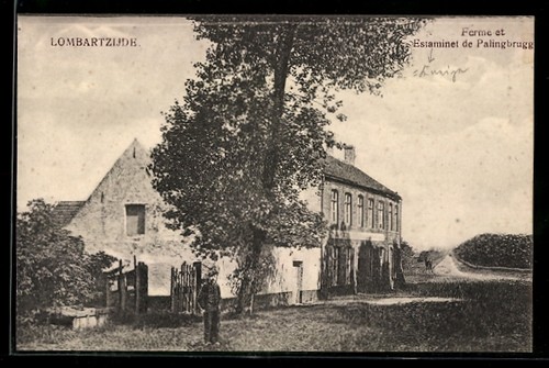 Cpa lombartzyde estaminet du - lombartzyde,,