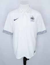 FRANCE FFF EURO 2012 AWAY SHIRT - MAILLOT FOOTBALL NIKE VINTAGE DRI-FIT 449683