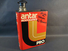 Ancien bidon d'huile ANTAR PRO