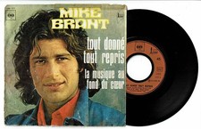 Mike BRANT Vinyle 45T TOUT