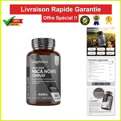 Maca noire avec ginseng - maca,