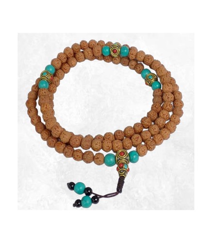 Mala tibétain rudraksha 108 - tibétain,