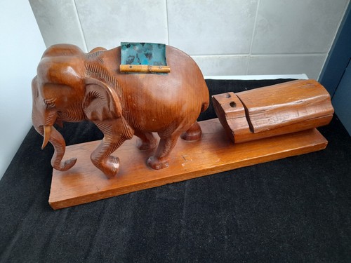 éléphant bois sculpté 41 - en,