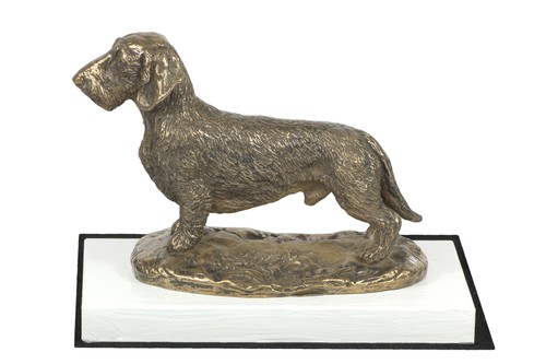 Figurine teckel poil dur - teckel,