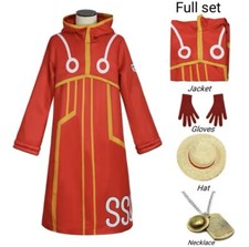 One Piece Cosplay Luffy Costume Egghead Paille Déguisement  Toute Tailles