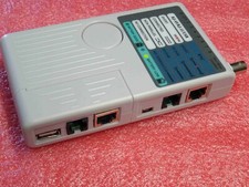 velleman VTLAN7 testeur câble USB/LAN pour USB-A USB-B BNC RJ45 RJ12 RJ11 RJ10