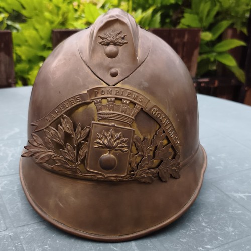 Ancien casque pompier - ancien,