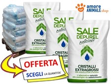 Italkali Depurel Sel en Cristal → 25 KG D'Piscine Adoucisseur Eau